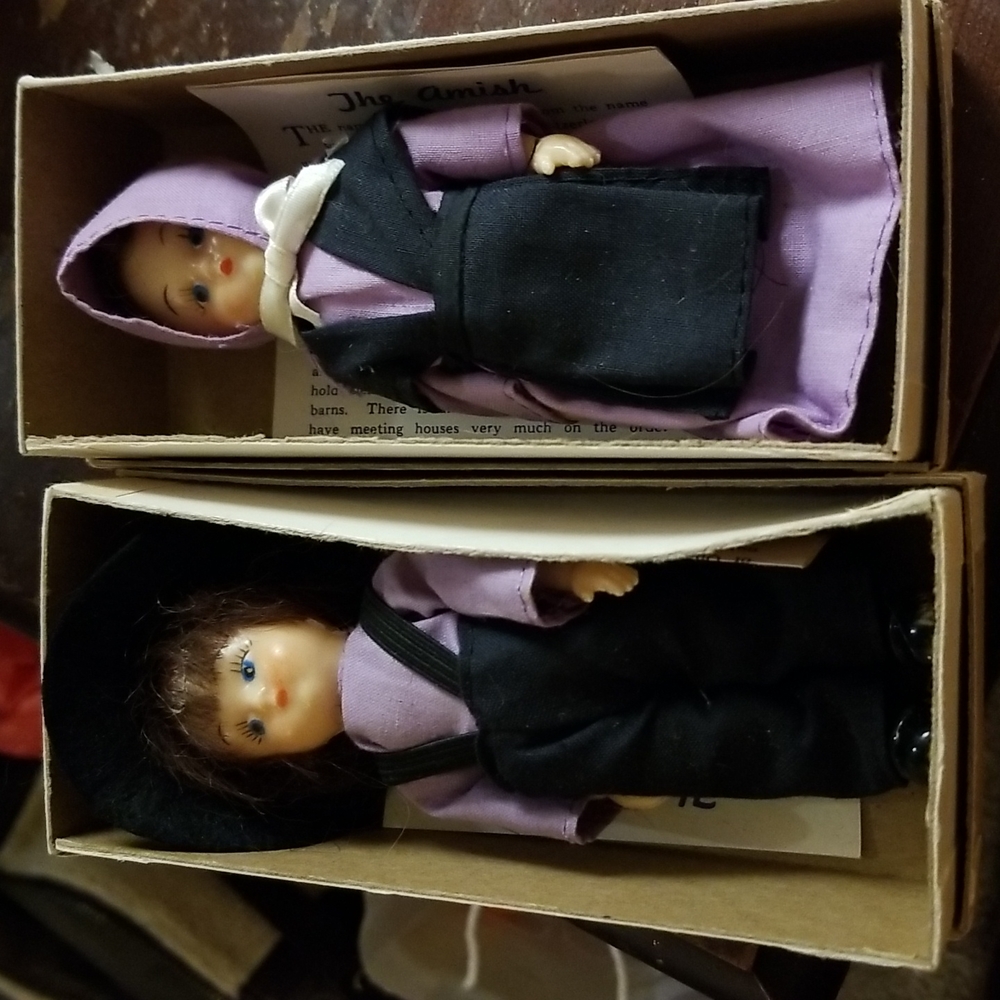 Amish boy and girl 5 inch